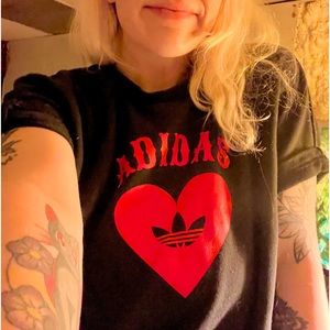 Limited Edition Adidas VDAY Heart Logo Crew Neck